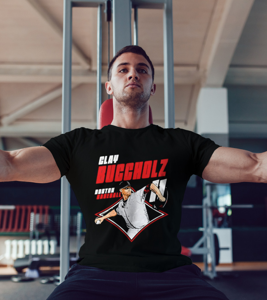 Clay Buccholz 11 Boston Red Sox Pitching Legend T-Shirt