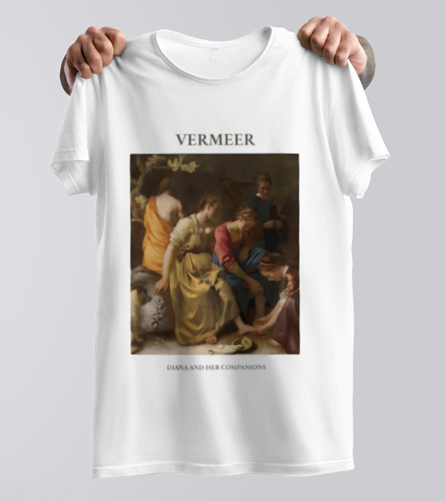 Vermeer Diana And Her Companions 1655 Gogh Company T-Shirt