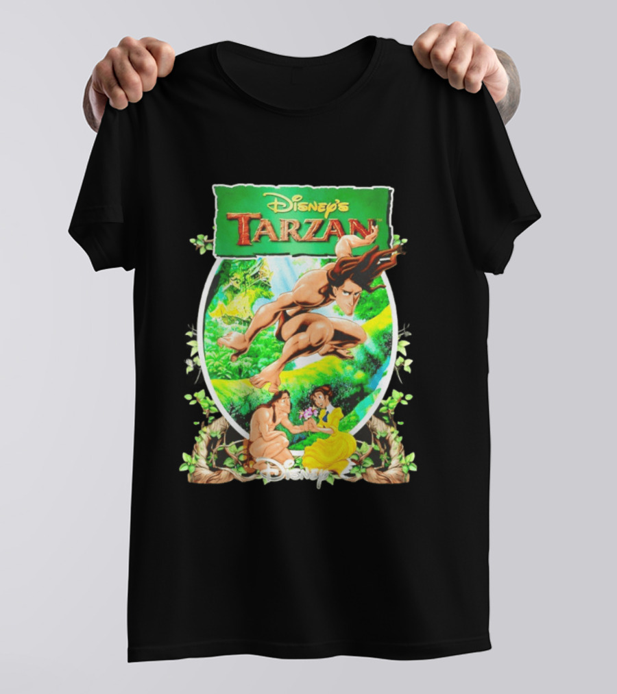 Disney's Tarzan Jungle Adventure Jane Animation Scene T-Shirt