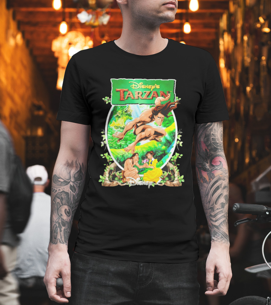 Disney's Tarzan Jungle Adventure Jane Animation Scene T-Shirt