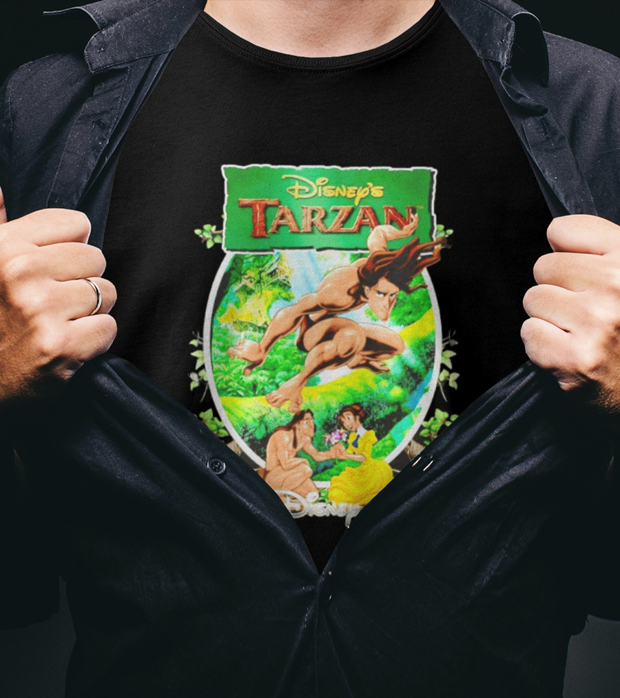 Disney's Tarzan Jungle Adventure Jane Animation Scene T-Shirt