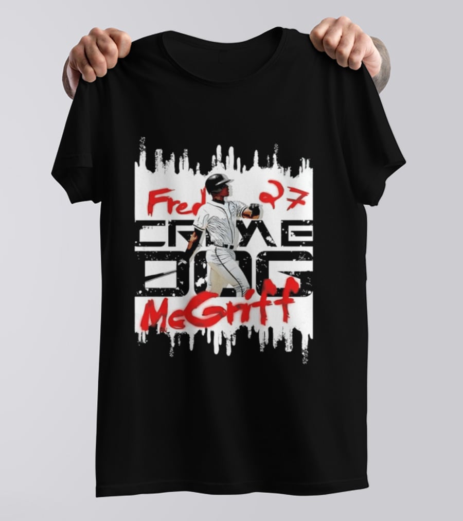 Fred McGriff 27 Atlanta Braves Baseball Player T-Shirt