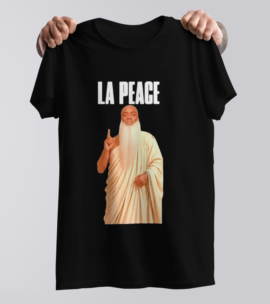Kai Cenat La Peace Meme Togalike Robe And Beard T-Shirt