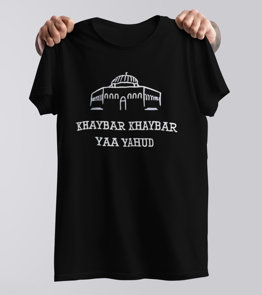 Khaybar Khaybar Yaa Yahud Islamic History Dome Sketch T-Shirt
