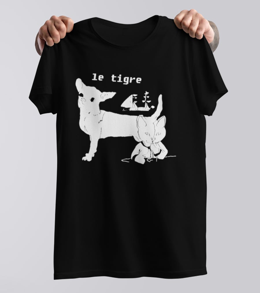 Le Tigre Chihuahua Cat Ship Kathleen Hanna T-Shirt