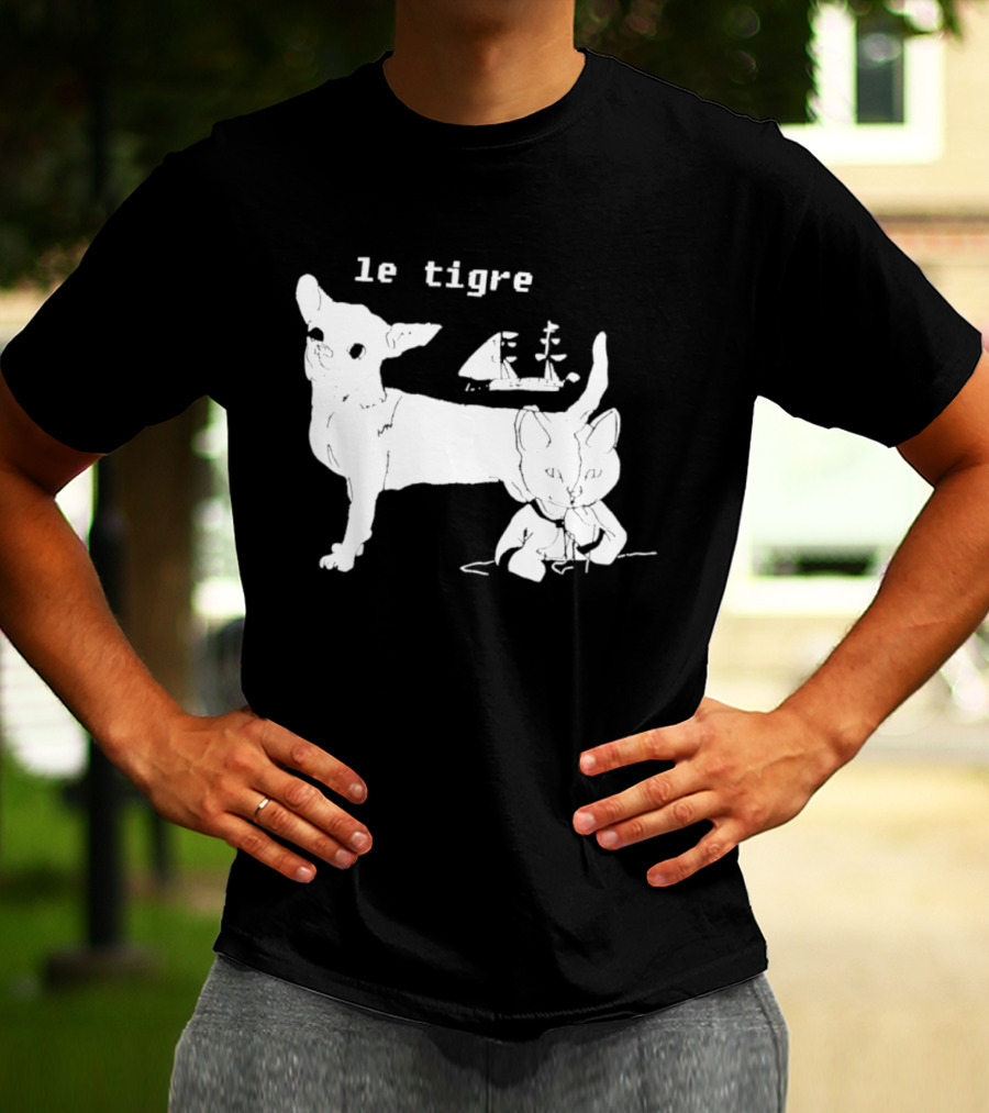 Le Tigre Chihuahua Cat Ship Kathleen Hanna T-Shirt