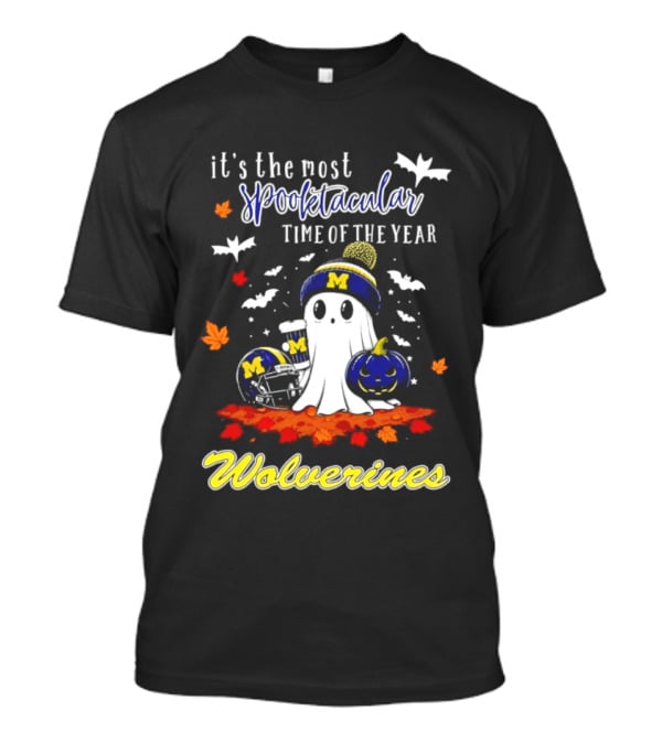 Michigan Wolverines Spooktacular Halloween Ghost Fest 2026 It's The Most Wonderful Time Of The Year T-Shirt