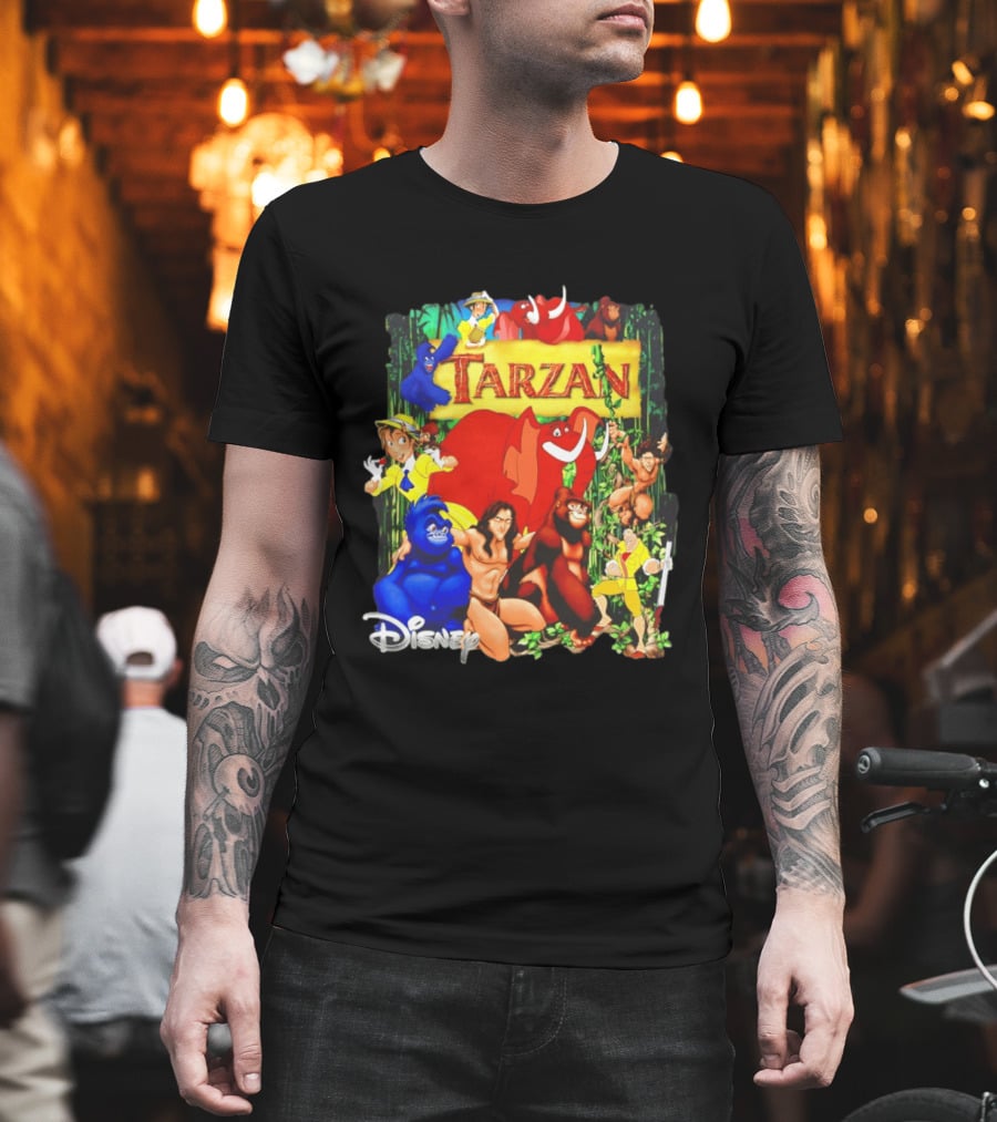 Disney Tarzan Characters Jane Porter Terk Adventure T-Shirt
