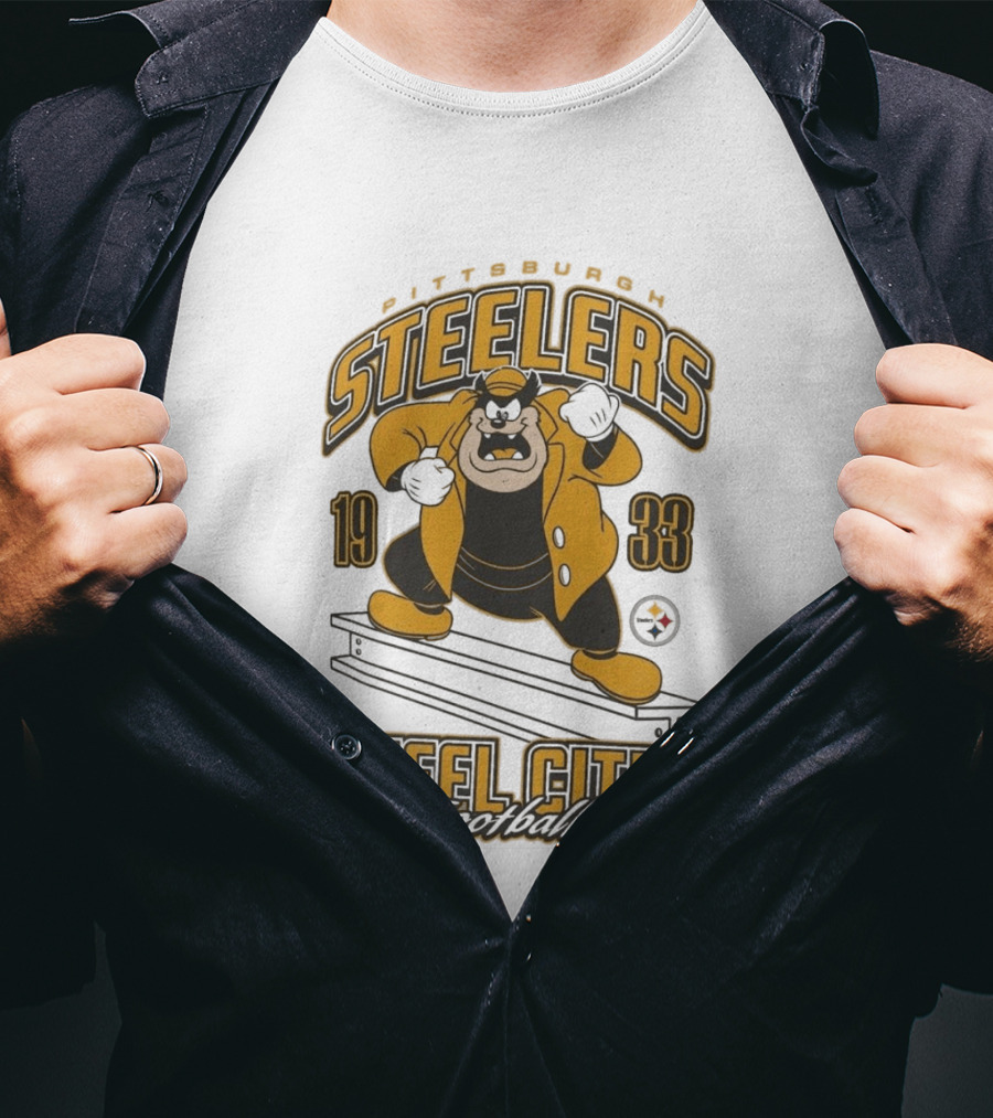 1933 Pittsburgh Steelers Steel City Football T-Shirt