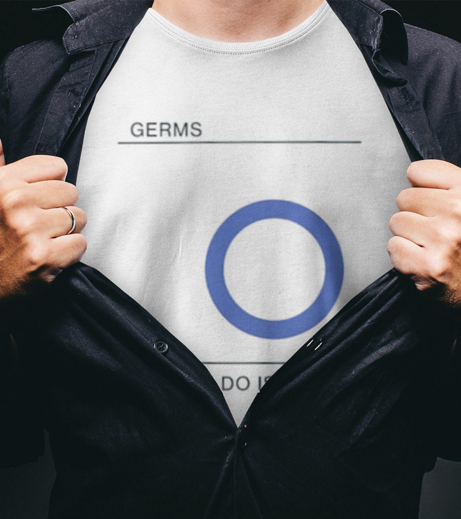 Germs What We Do Is Secret Punk Rock Blue Circle Icon Darby Crash T-Shirt