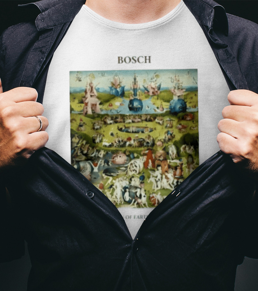 Bosch The Garden Of Earthly Delights Painting T-Shirt