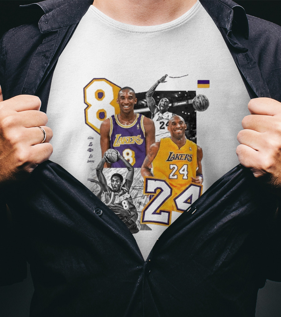 Kobe Bryant Los Angeles Lakers 8 24 Mamba Day T-Shirt