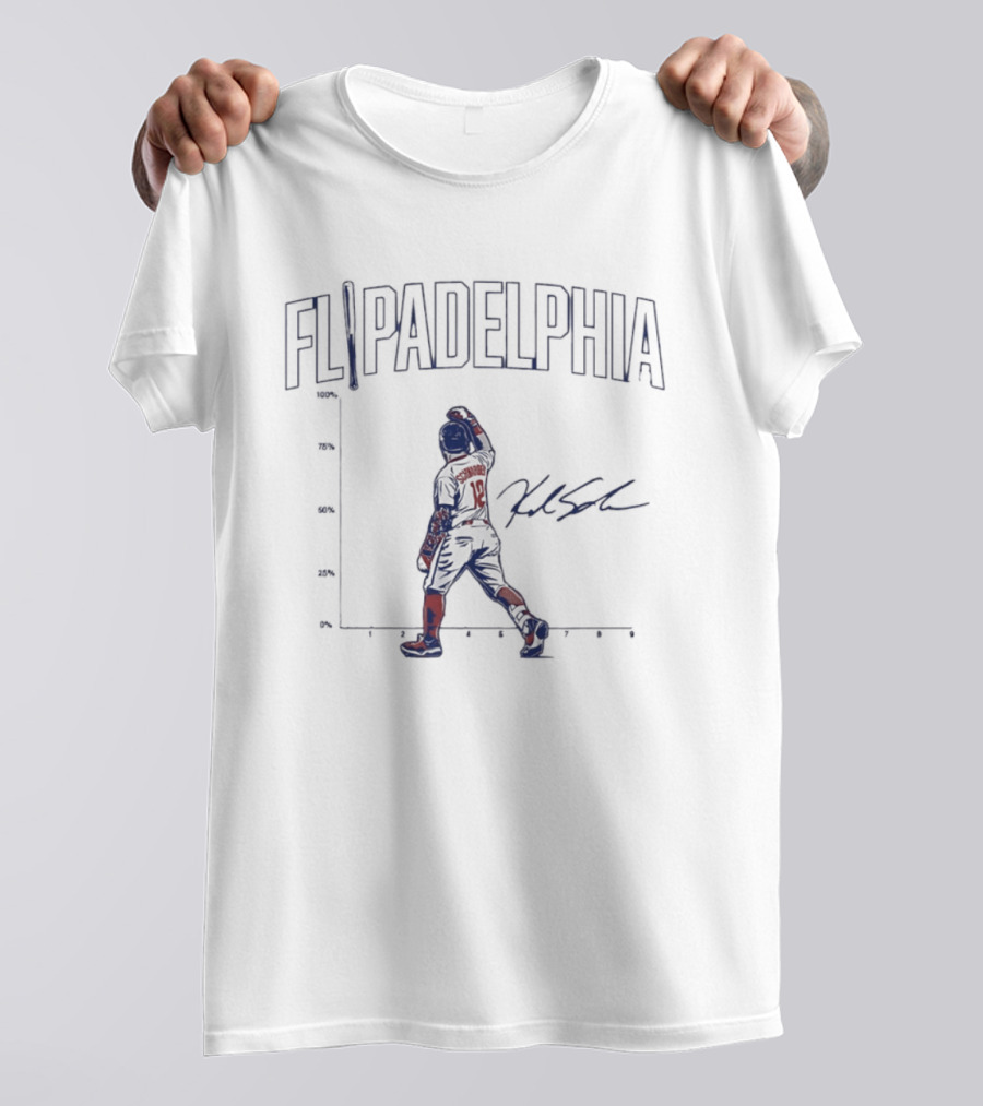 Flipadelphia Kyle Schwarber Walk Off Two Run Home Run 2026 T-Shirt