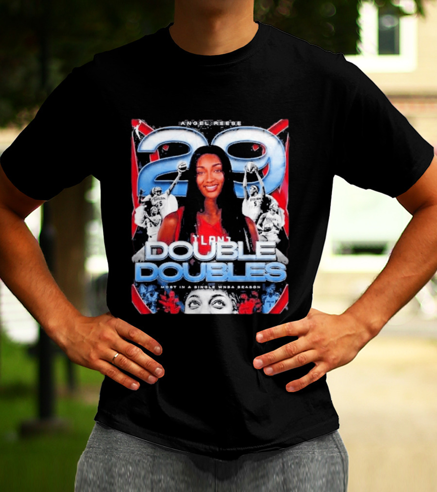 Angel Reese 29 Atlanta Dream Double Doubles Most In A Single WNBA Season T-Shirt