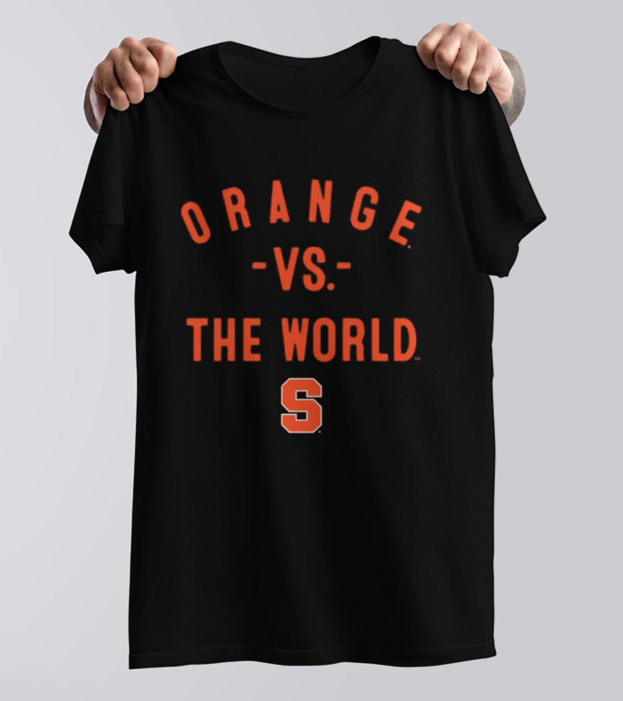 Syracuse Orange Vs The World S Logo Sports Fan Gear T-Shirt