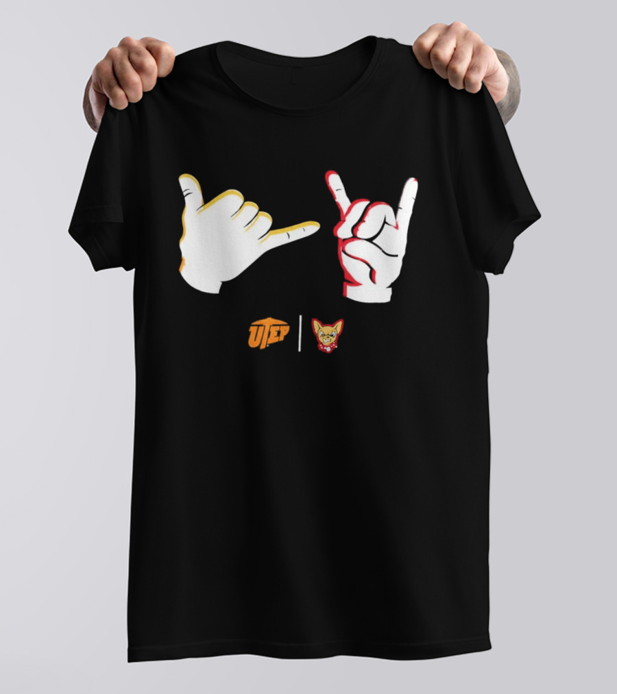 El Paso Chihuahuas Fear The Ears Hand Signs Gesture T-Shirt