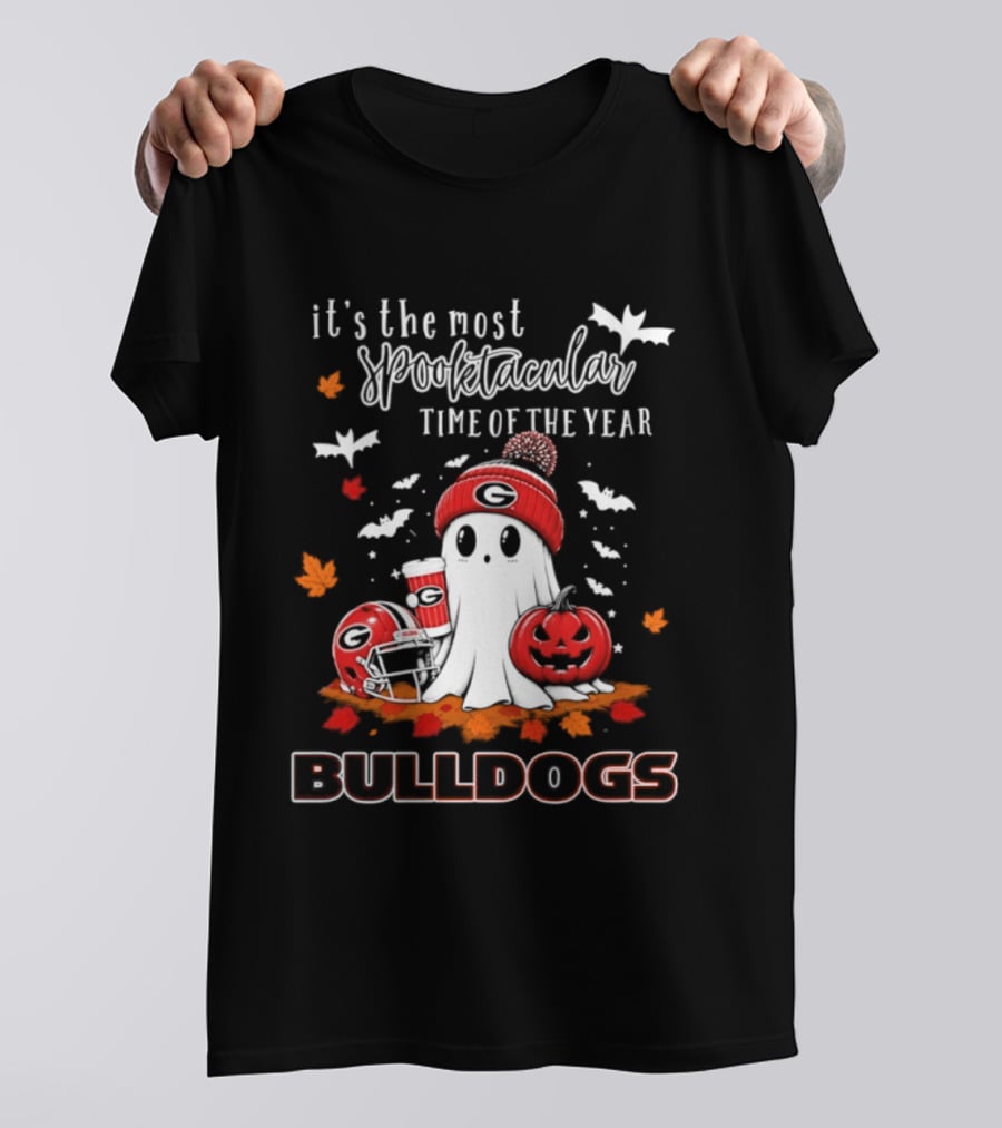 Georgia Bulldogs Halloween Ghost Wonderful Time Football Fan 2026 T-Shirt