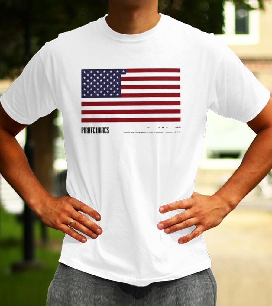 Pirate Wires Moon Should Be A State US Flag T-Shirt
