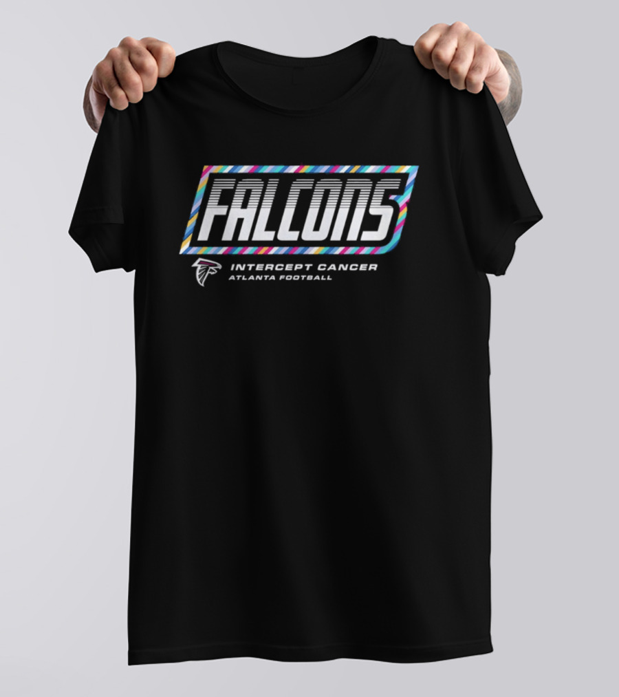 Atlanta Falcons Intercept Cancer Atlanta Football Crucial Catch 2026 T-Shirt