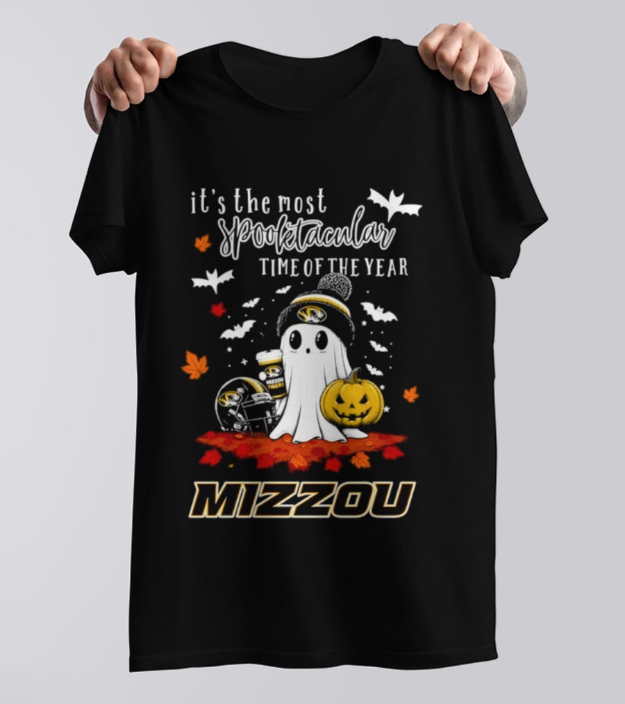 Mizzou Tigers Halloween Ghost 2026 It's The Most Spooktacular Time Of The Year T-Shirt