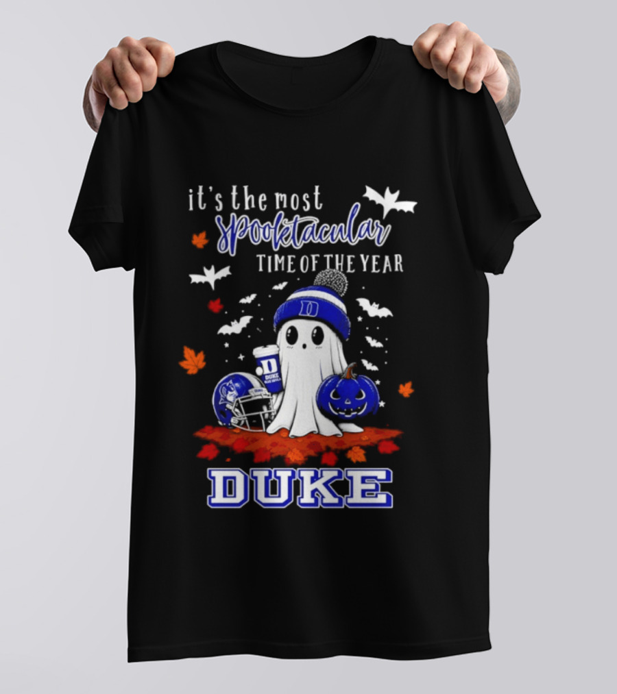 Duke Blue Devils Halloween Ghost Spooktacular Time Of The Year 2026 T-Shirt