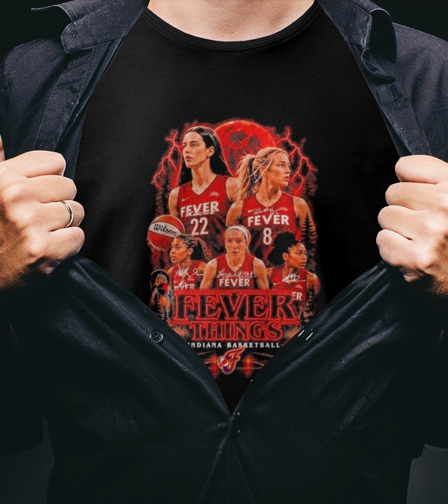 Fever Things Indiana Basketball Team Horror Wilson 22 8 T-Shirt