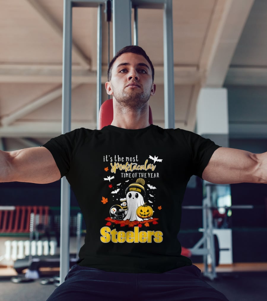 Pittsburgh Steelers Halloween 2026 Spooktacular Time Ghost Pumpkin Football T-Shirt