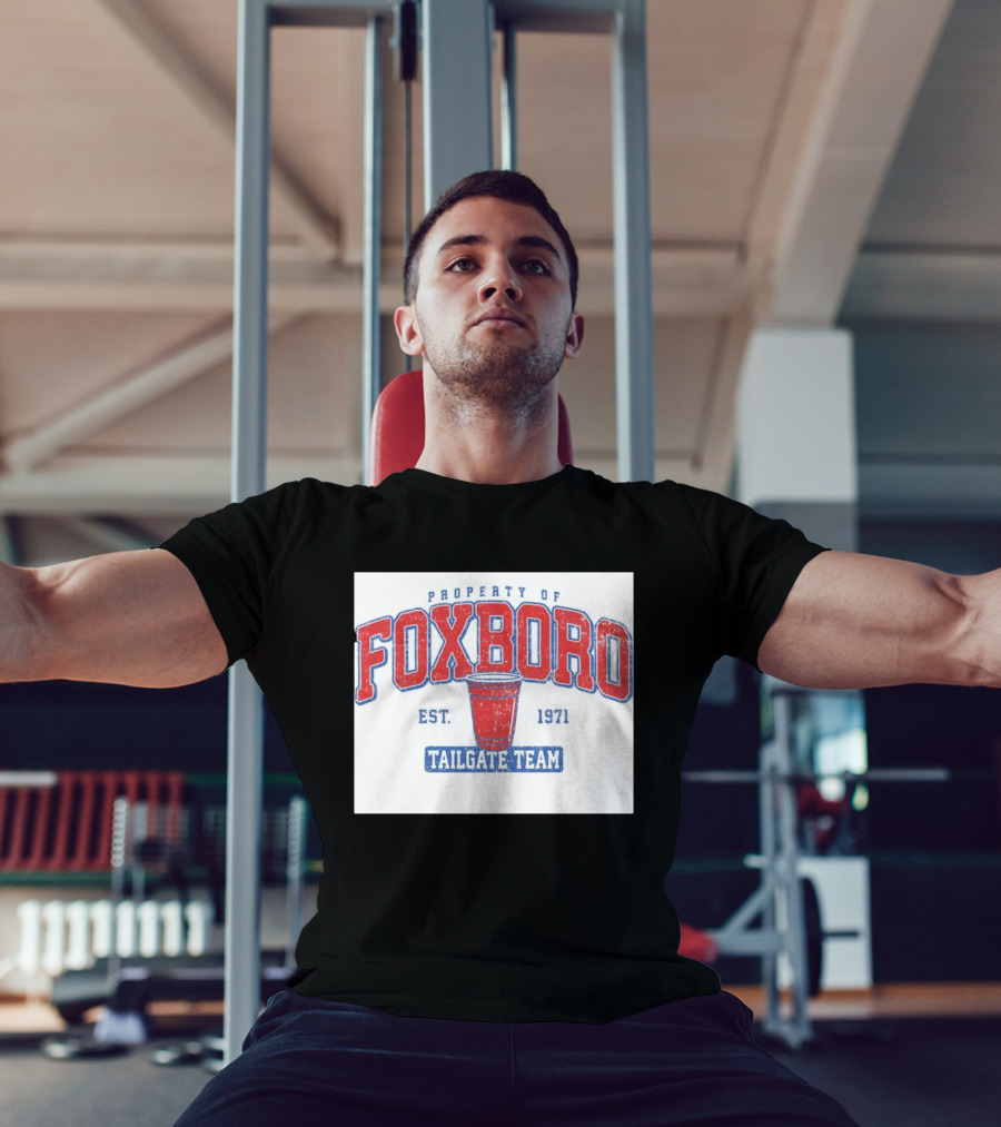 Property Of Foxboro Tailgate Team Est. 1971 Red Cup T-Shirt