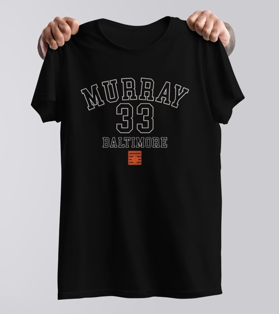 Murray 33 Baltimore Orioles October's Finest Vintage Charm T-Shirt