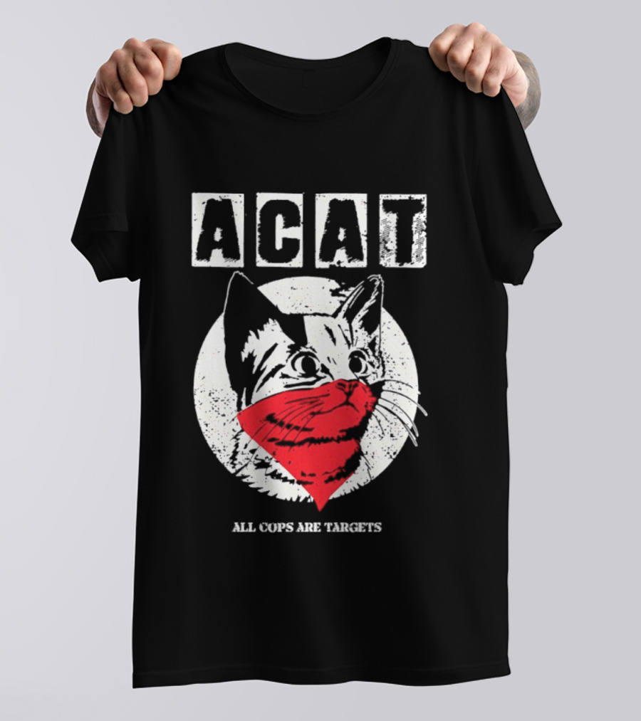 ACAT All Cops Are Targets Cat Bandana T-Shirt