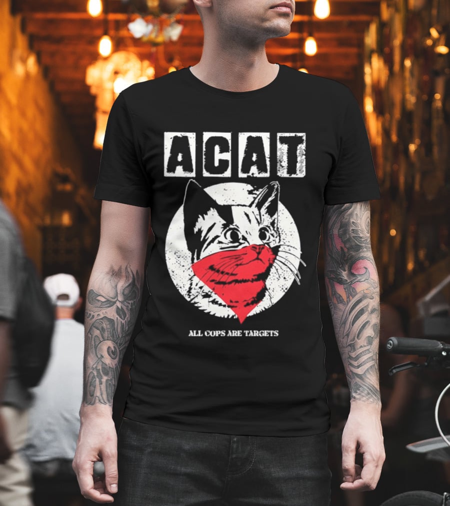 ACAT All Cops Are Targets Cat Bandana T-Shirt
