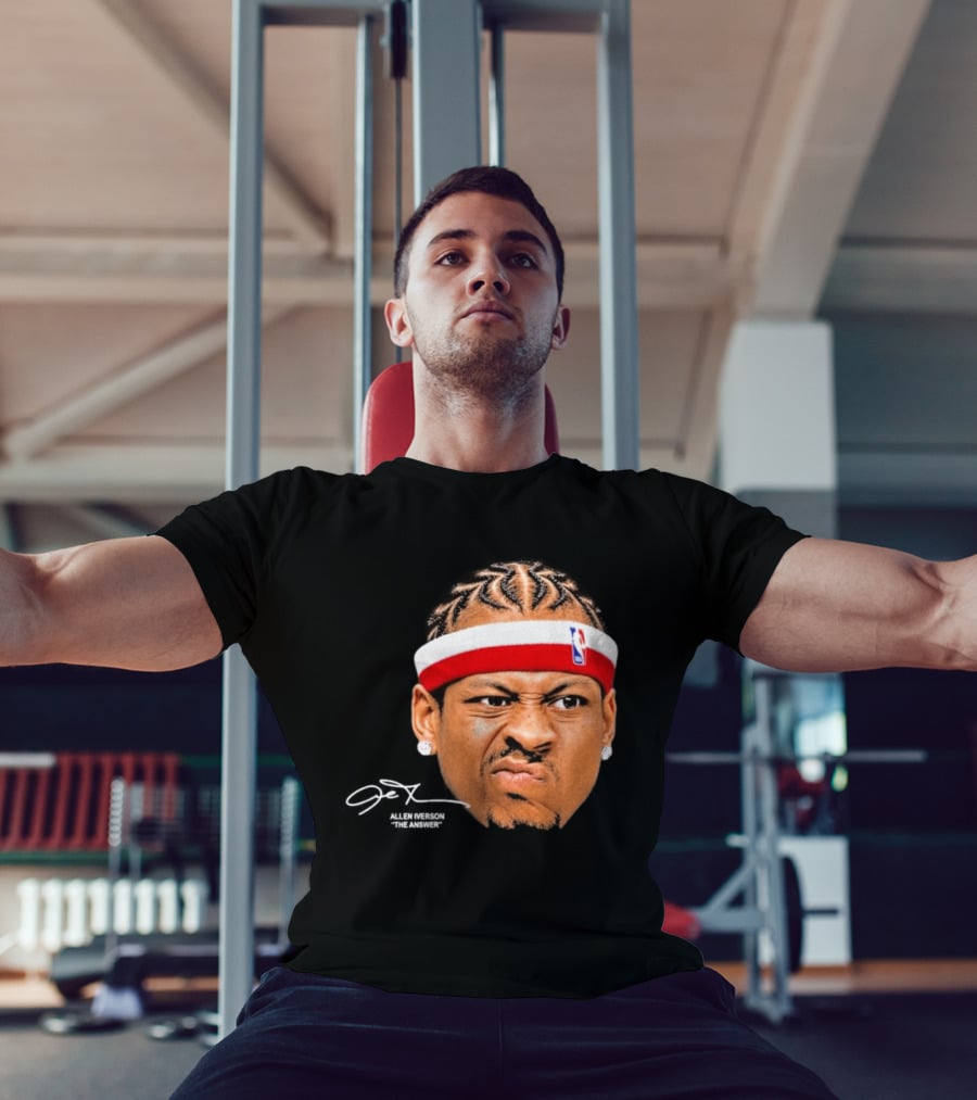 Allen Iverson The Answer NBA Headband T-Shirt
