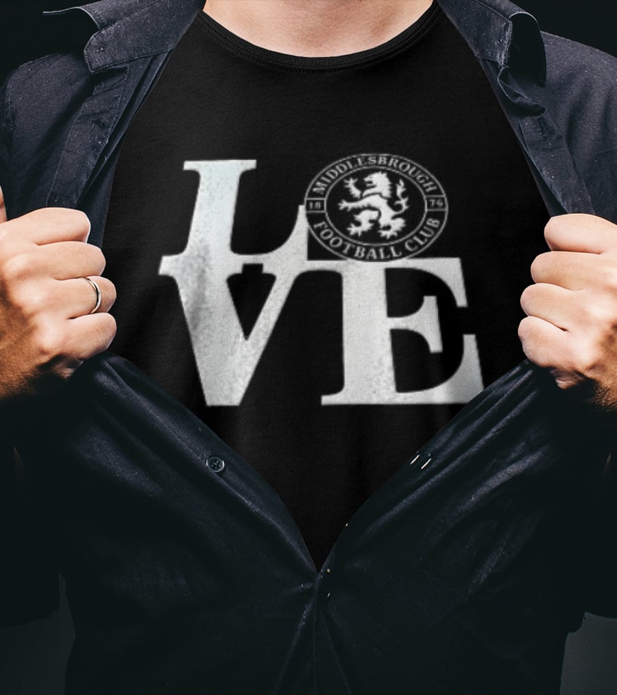 Middlesbrough Football Club Love Fan T-Shirt