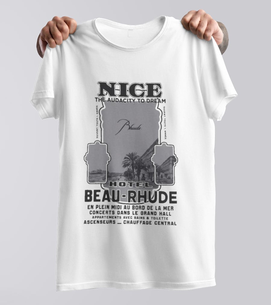 Hotel Beau RHUDE Nice The Audacity To Dream Concerts Dans Le Grand Hall T-Shirt