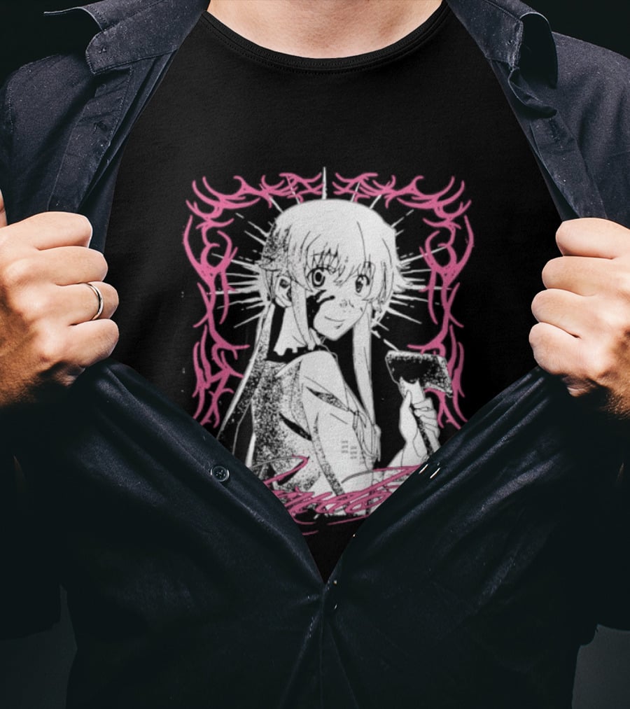Awesome Yuno Gasai True Love Future Diary Anime Romantic Fan Favorite T-Shirt
