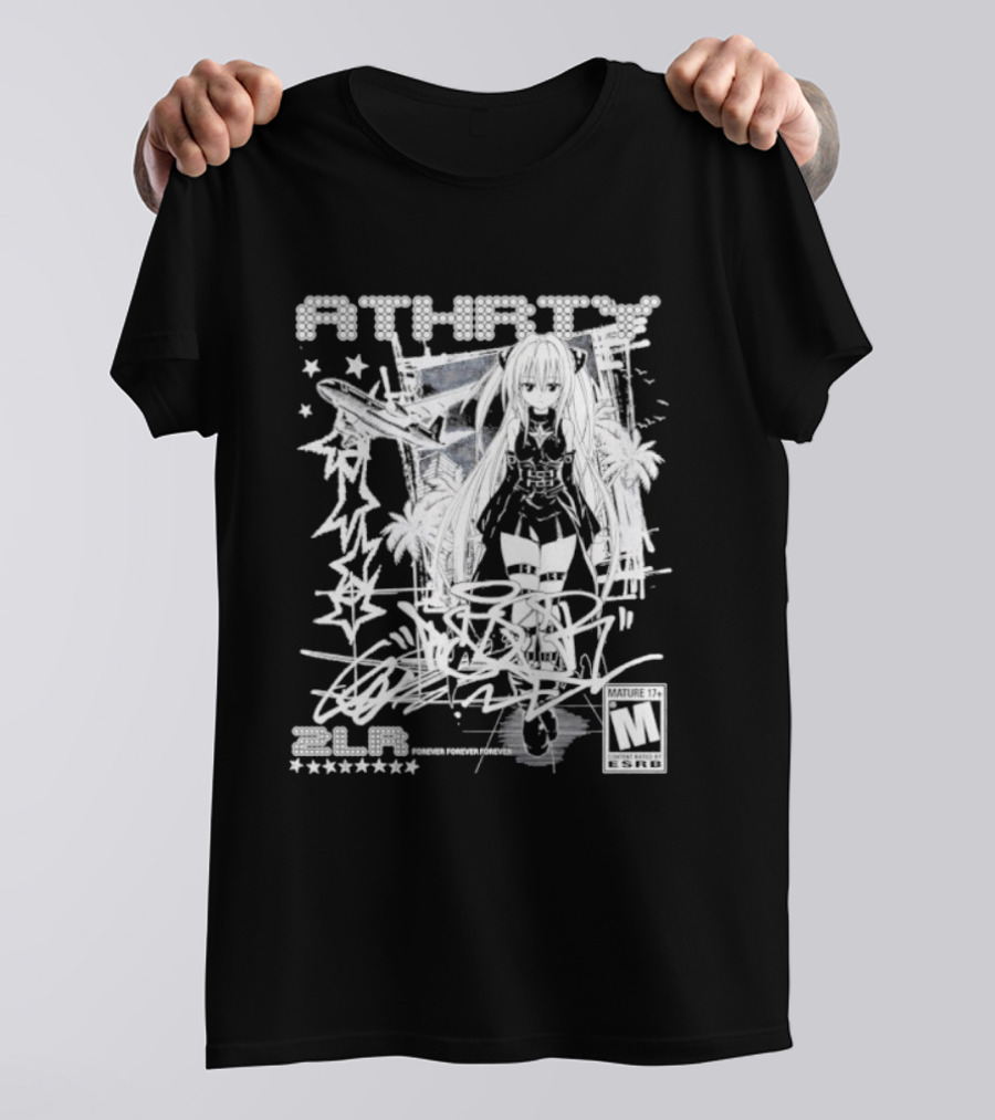 Athaty Zlr Mature 17+ Anime Girl Golden Darkness Forever T-Shirt
