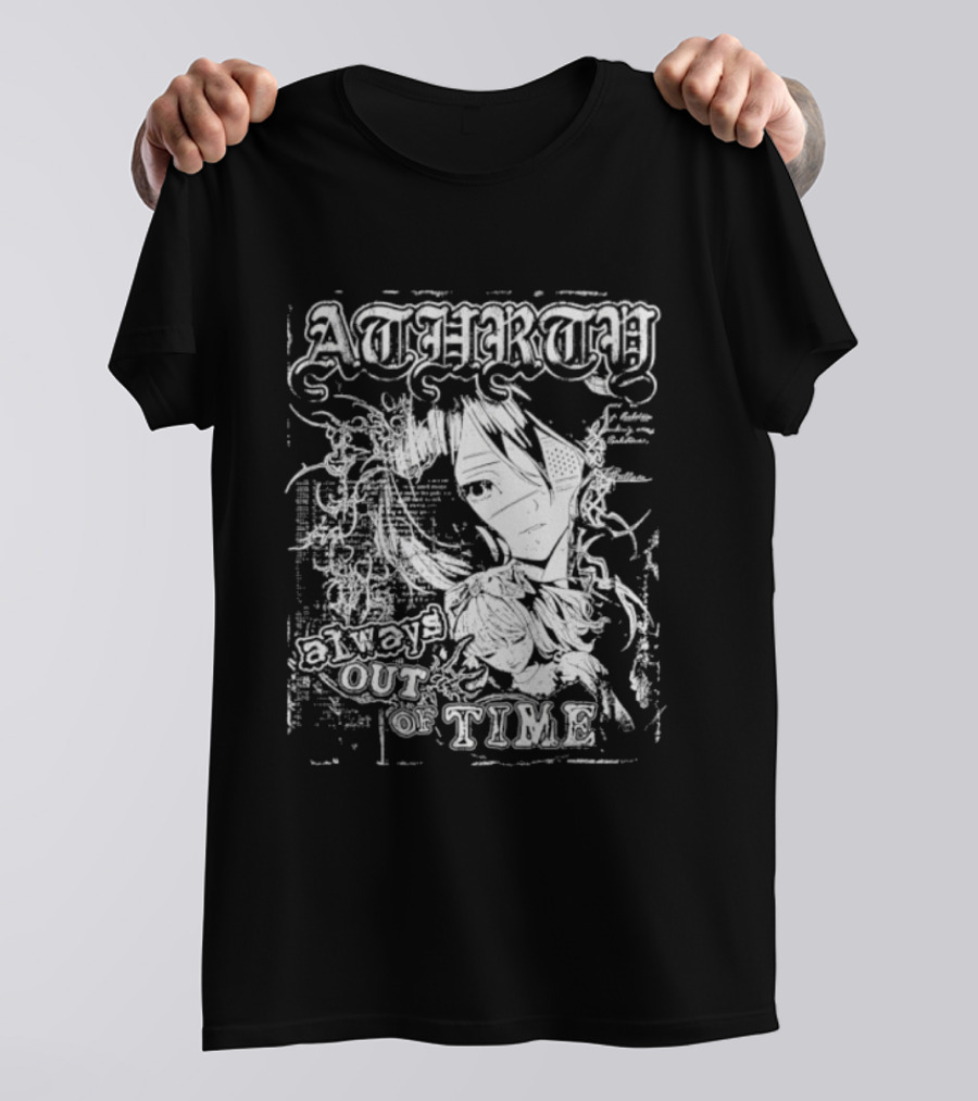 Atharty Always Out Of Time Anime Girl T-Shirt