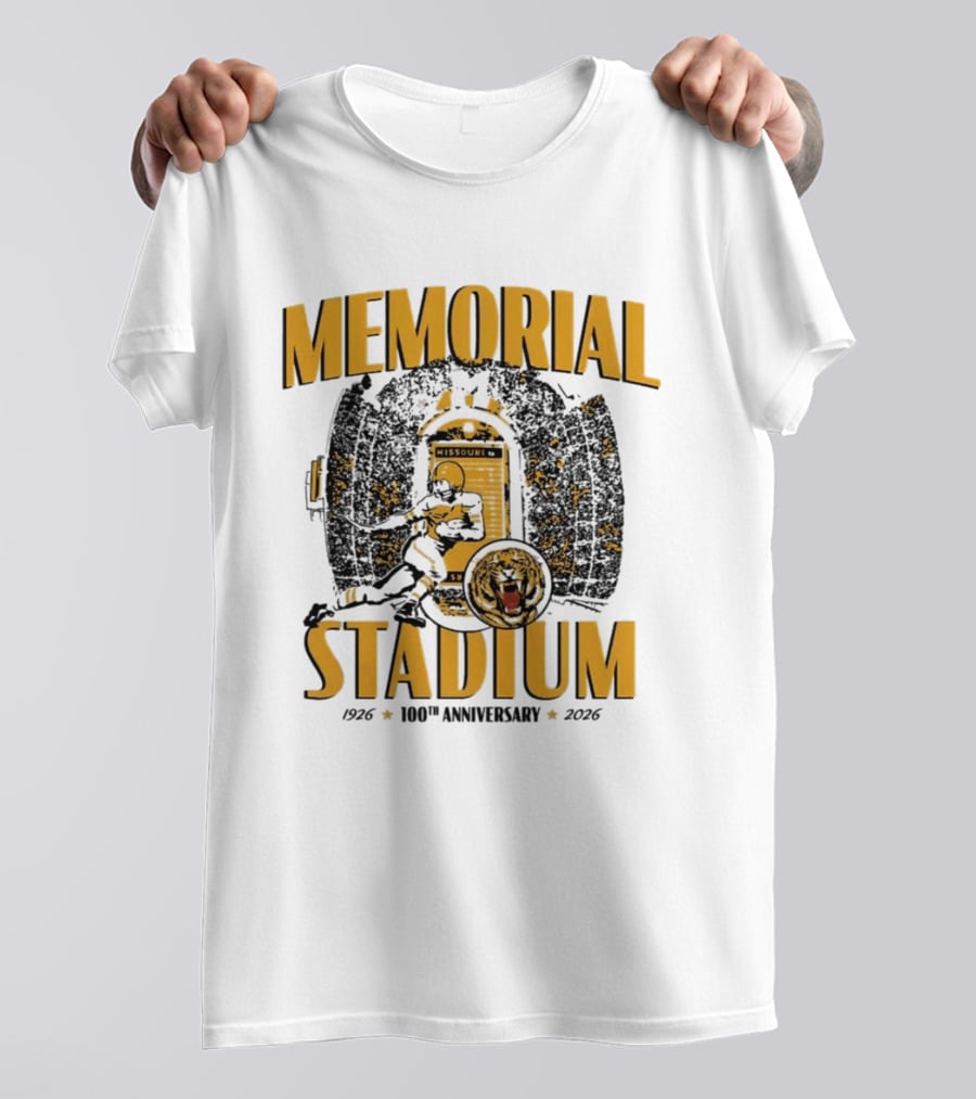Memorial Stadium Missouri Tigers Football 100th Anniversary 1916 2016 T-Shirt