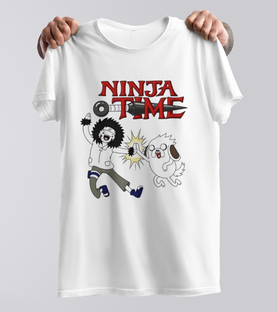 Ninja Time Kiba Inuzuka And Akamaru High Five Adventure T-Shirt