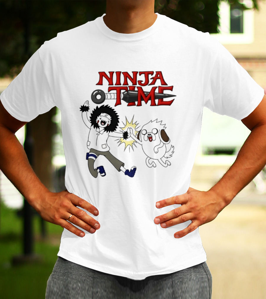 Ninja Time Kiba Inuzuka And Akamaru High Five Adventure T-Shirt