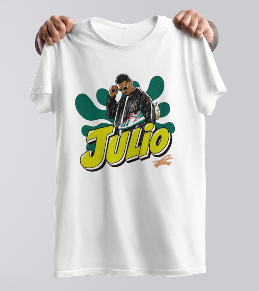 Julio Sneaker Style Hispanic Heritage Mariners T-Shirt