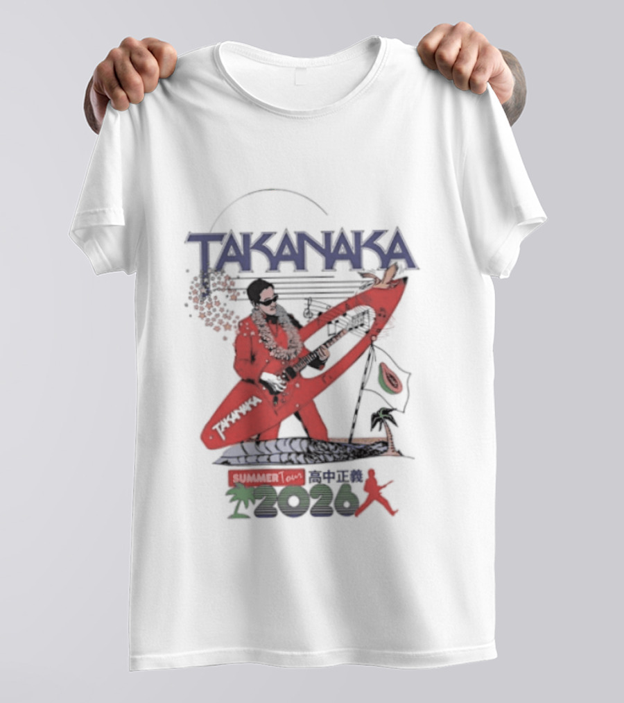 Takanaka Summer Tour 2026 Masayoshi Takanaka Guitar T-Shirt