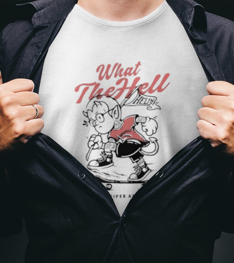 What The Hell Apolloviper Artworks Retro Cartoon T-Shirt