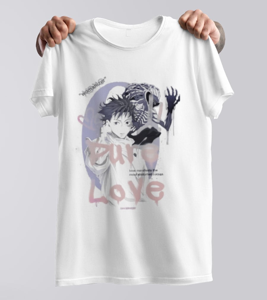 Yuta Okkotsu Pure Love Manifests Distorted Curses Womanizer Service T-Shirt