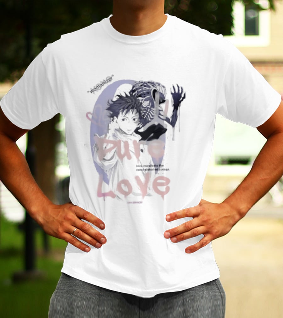 Yuta Okkotsu Pure Love Manifests Distorted Curses Womanizer Service T-Shirt