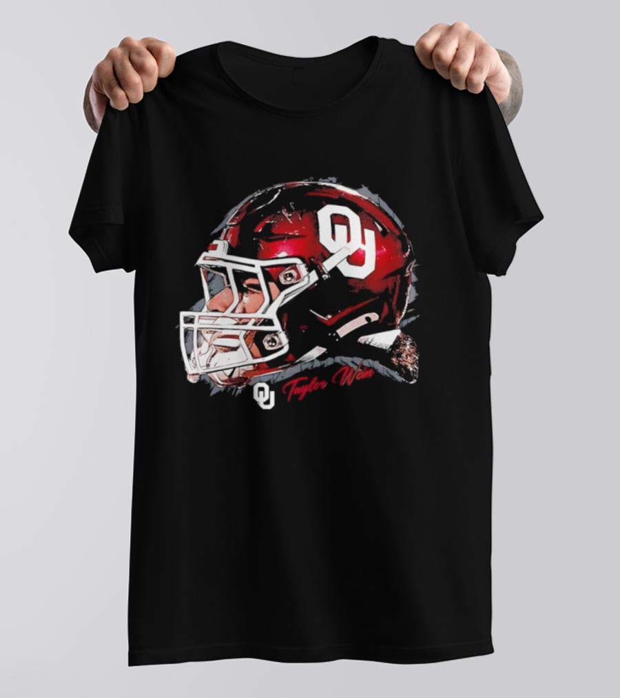 Oklahoma Sooners Football OU Helmet Taylor Wein T-Shirt