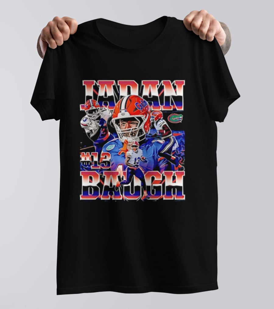 Jadan Baugh Florida Gators #13 NCAA Football Player Collage T-Shirt
