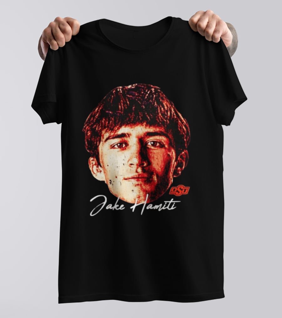 Jake Hamiti Oklahoma State Wrestling OSU Swag T-Shirt
