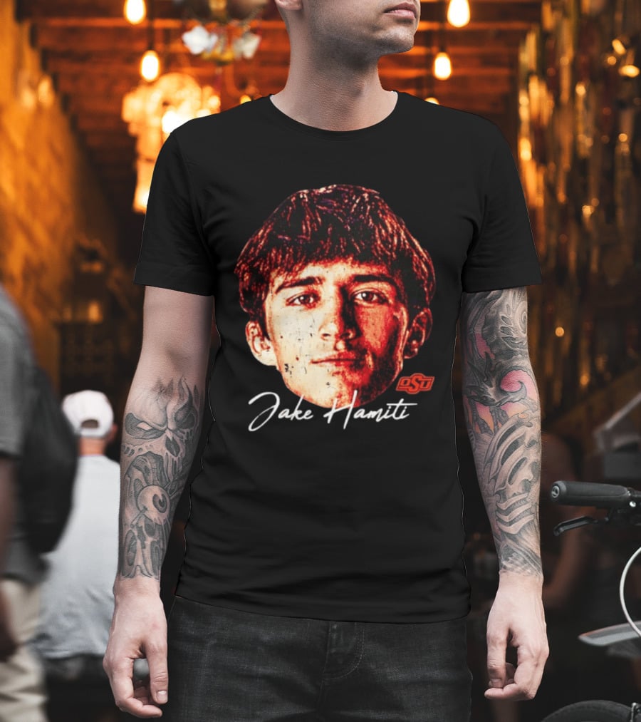 Jake Hamiti Oklahoma State Wrestling OSU Swag T-Shirt