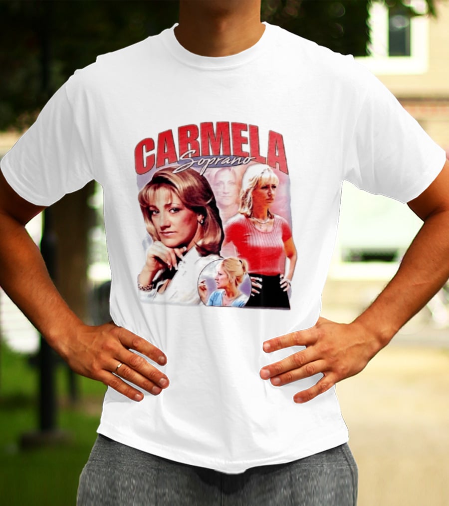 Carmela Soprano Character Collage T-Shirt